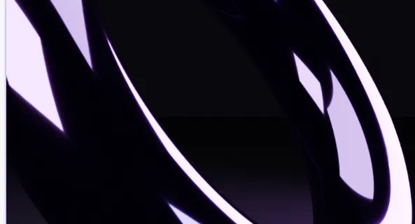 Blender-Rendering: Verdrehter violetter Ring